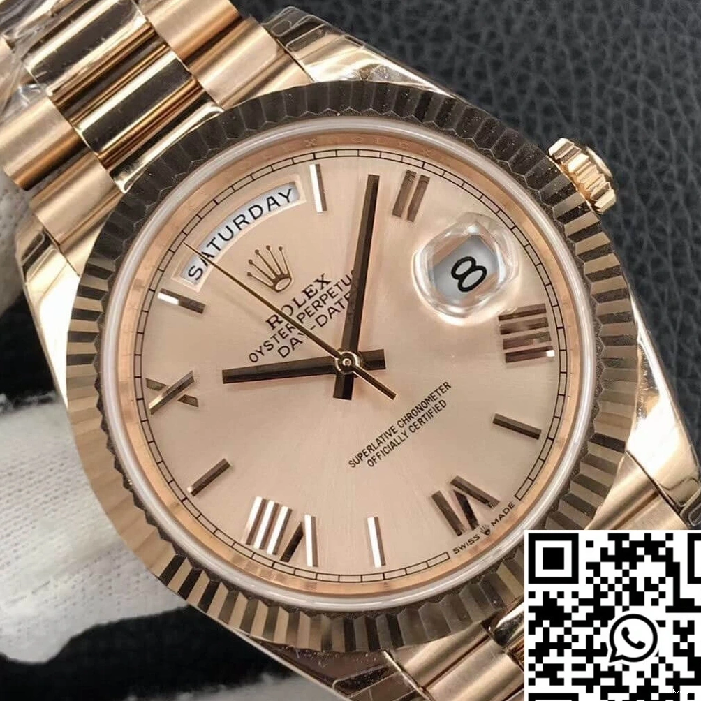 Factory Day-Date Rose Rolex M228238-0006 EW Gold 0503